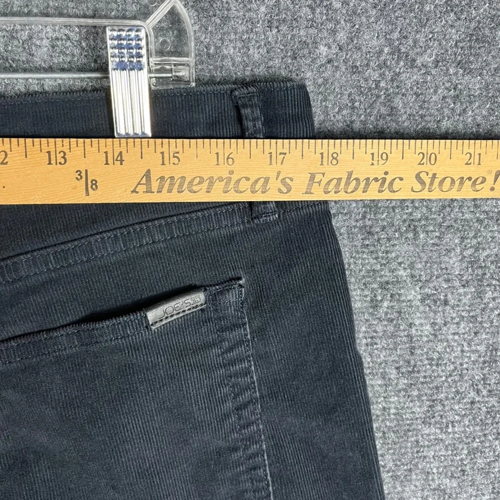Joe's Jeans The Asher Pants‎ Men 34 Black Slim Fit Corduroy Stretch 5-Pocket